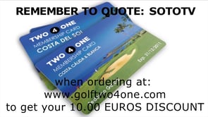 Golf Two4One Discount Card